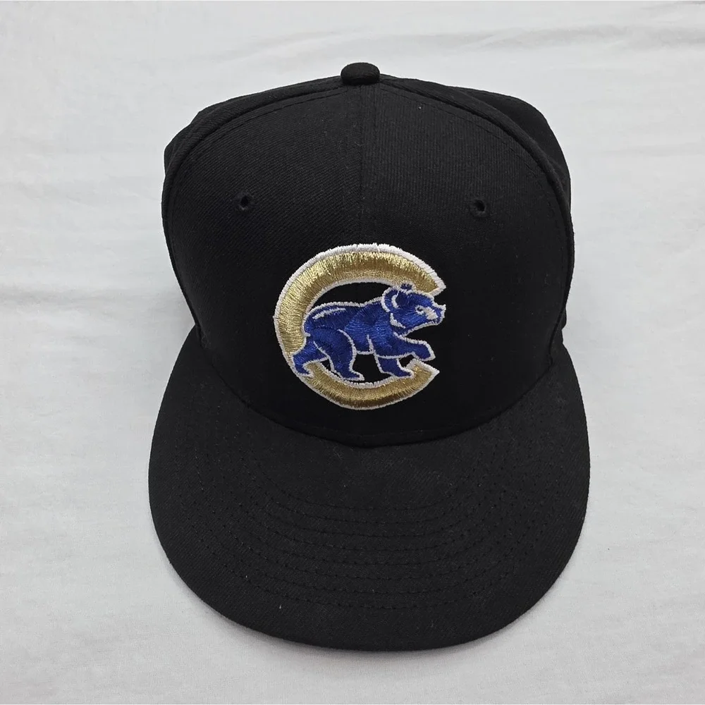 New Era 59fifty Cooperstown Collection Chicago Cubs MLB Fitted Hat Size 7